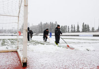 関係者の懸命な努力により試合が開催される【JINYC GS 第3節 広島vs釜山】