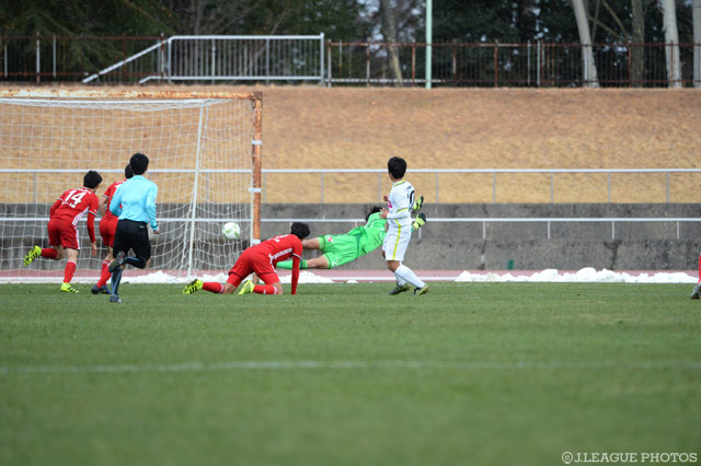 こちらも今日２ゴールの明比 友宏（広島）【JINYC GS 第3節 広島vs釜山】