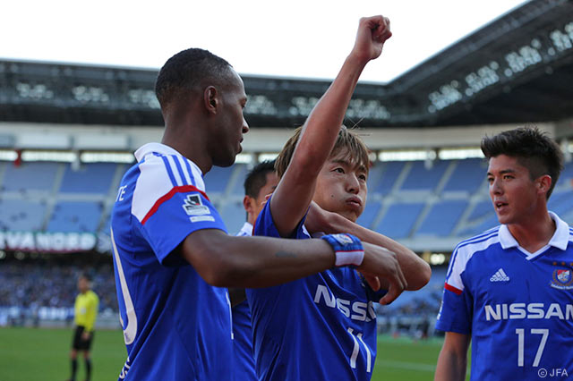 自ら得たPKを決め、試合の均衡を破った齋藤 学（横浜FM）【天皇杯 準々決勝 横浜FMvsＧ大阪】