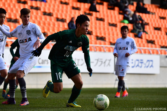 最後まで諦めずに得点を狙った丸山 航平（松本）【JINYC GS 第3節 松本U-18vsフィゲレンセ】