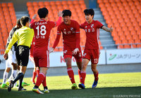 先制点を決めたパク ホヨン（釜山）【JINYC 決勝 釜山vsフィゲレンセ】