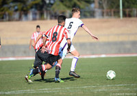 中盤から持ち上がる途中出場のカル ティミンズ（パースグローリー）【JINYC 5/6位決定戦 エストゥディアンテスvsパースグローリー】