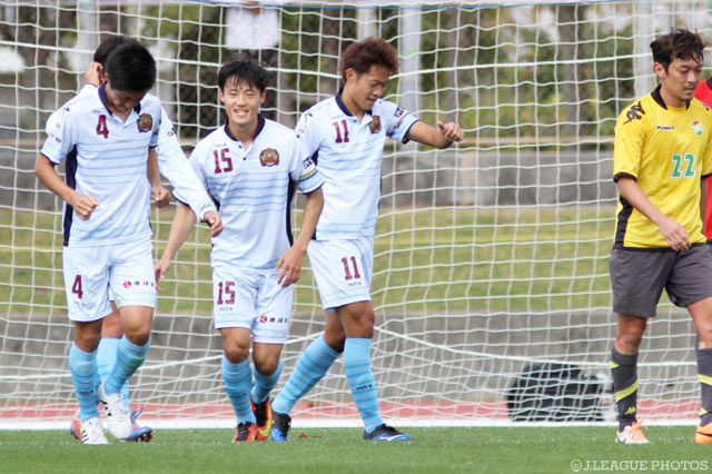 才藤 龍治（#11）が自ら得たPKを決め、リードを広げた琉球【DAZNニューイヤー杯 沖縄ラウンド 千葉vs琉球】