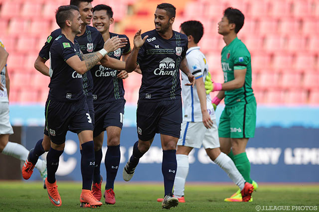 GUILHERME AUGASTO ALVES DELLATORREのゴールで先制したスパンブリー【アジアチャレンジ スパンブリーvs鹿島】