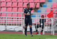 この試合2点目となる勝ち越し点を挙げたGUILHERME AUGASTO ALVES DELLATORRE（スパンブリー）【アジアチャレンジ スパンブリーvs鹿島】