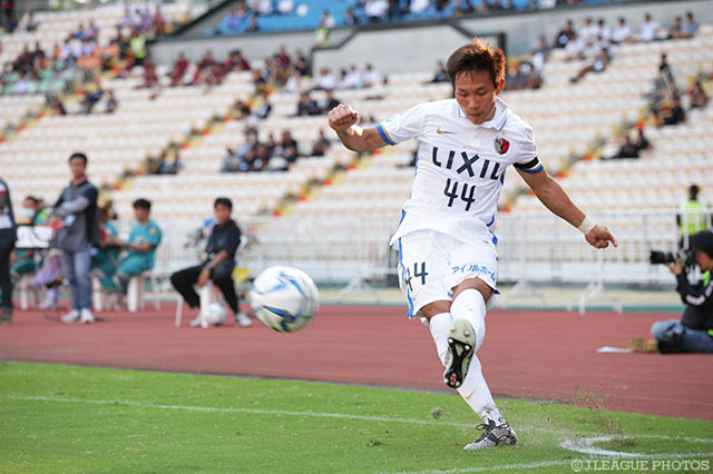 先発出場を果たした新戦力の三竿 雄斗（鹿島）【アジアチャレンジ スパンブリーvs鹿島】