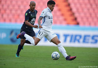 果敢なシュートや細かいタッチのドリブルを披露したレアンドロ（鹿島）【アジアチャレンジ スパンブリーvs鹿島】