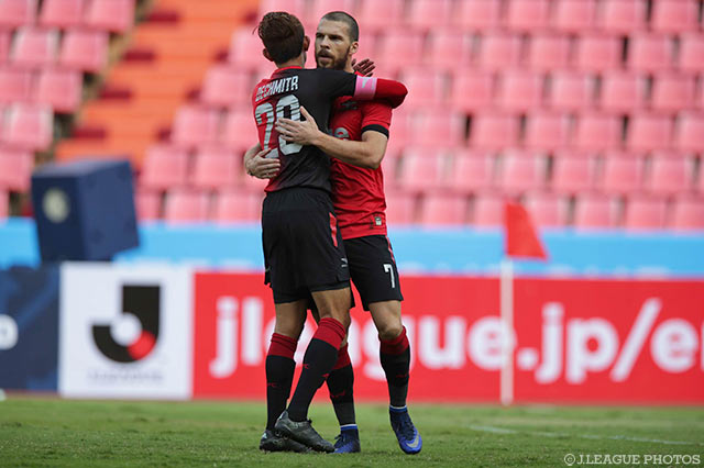 前半にハットトリックを達成したDRAGAN BOSKOVIC（バンコクＵ）【アジアチャレンジ バンコクＵvs鹿島】