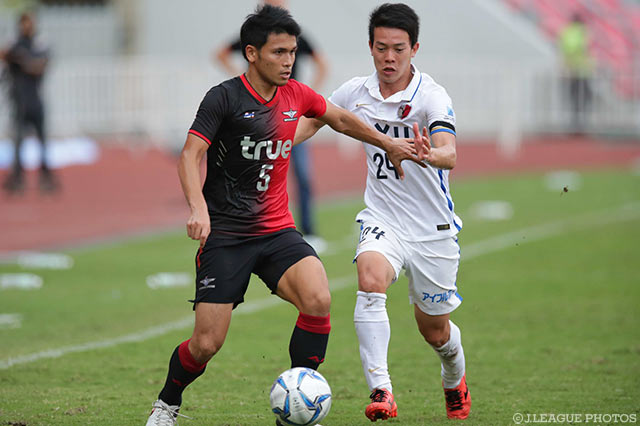 2点目を演出し、攻守に貢献した伊東 幸敏（鹿島）【アジアチャレンジ バンコクＵvs鹿島】