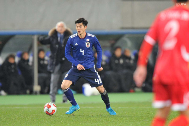 先発フル出場を果たした谷口 彰悟（川崎Ｆ）【EAFF E-1サッカー選手権2017決勝大会 日本vs北朝鮮】