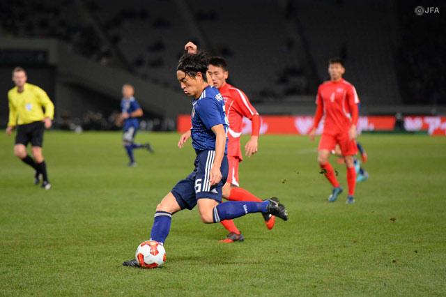１年半ぶりの代表復帰を果たした金崎（鹿島）【EAFF E-1サッカー選手権2017決勝大会 日本vs北朝鮮】