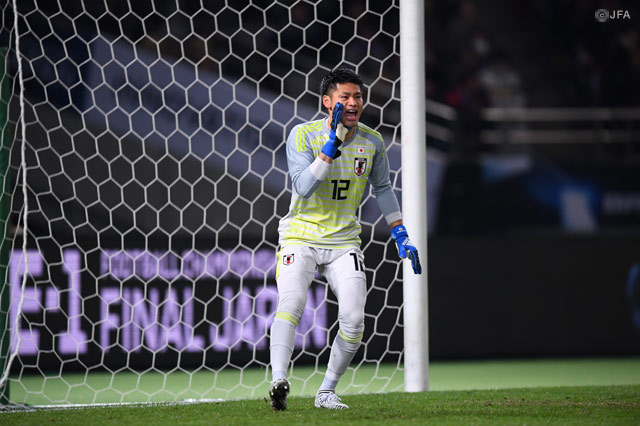 代表初出場ながら日本のピンチを幾度となく救った中村 航輔（柏）【EAFF E-1サッカー選手権2017決勝大会 日本vs北朝鮮】