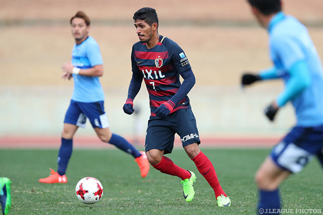 卓越したテクニックでチャンスに絡んだペドロ ジュニオール（鹿島）【DAZNニューイヤー杯 宮崎ラウンド 鹿島vs横浜FC】