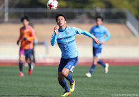 フル出場を果たし、宮崎ラウンド制覇に貢献した田所 諒（横浜FC）【DAZNニューイヤー杯 宮崎ラウンド 長崎vs横浜FC】
