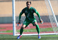 90分フル出場を果たした新加入の杉山 力裕（福岡）【DAZNニューイヤー杯 宮崎ラウンド 鹿島vs福岡】