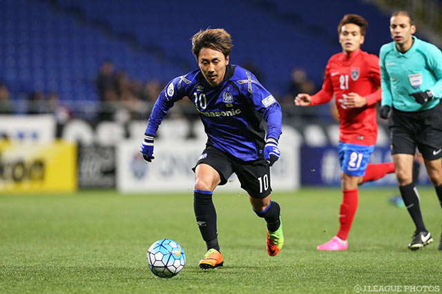 新10番としてアグレッシブなプレーが光った倉田 秋（Ｇ大阪）【ＡＣＬ プレーオフ Ｇ大阪vsジョホール】