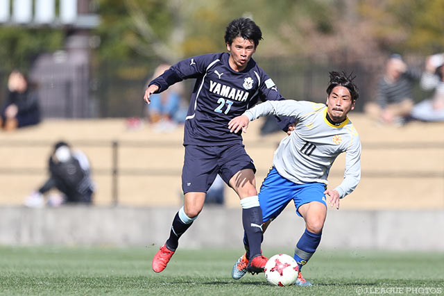 42分の先制点で勝利の立役者となった荒木 大吾（磐田）【DAZNニューイヤー杯 鹿児島ラウンド 北九州vs磐田】