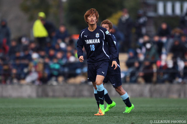 試合終了間際に起死回生の同点弾を押し込んだ小川 航基（磐田）【DAZNニューイヤー杯 鹿児島ラウンド 磐田vs鹿児島】