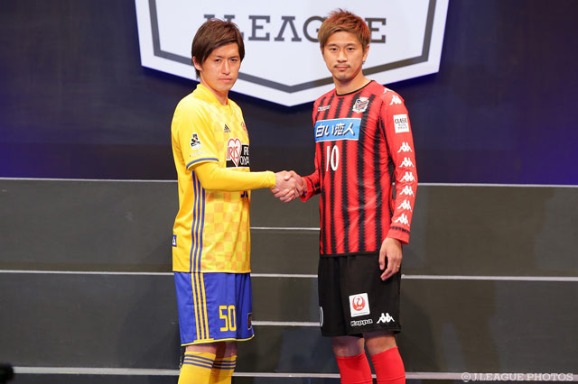 増嶋（仙台）と宮澤（札幌）【２０１７Ｊリーグキックオフカンファレンス】