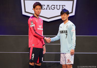 杉本（Ｃ大阪）と上田（磐田）【２０１７Ｊリーグキックオフカンファレンス】
