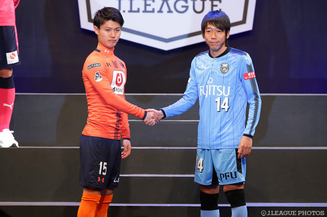 大山（大宮）と中村（川崎Ｆ）【２０１７Ｊリーグキックオフカンファレンス】