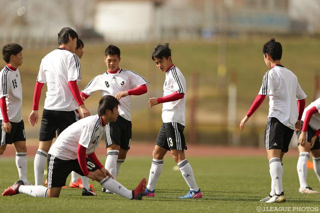 精力的に前日練習のメニューをこなした選手たち【NEXT GENERATION MATCH 前日練習】