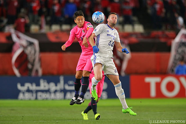 正確なCKで先制点をアシストした永木 亮太（鹿島）【ＡＣＬ GS MD1 鹿島vs蔚山】