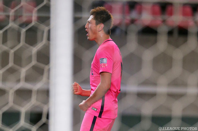 待望の追加点を奪い、勝利を大きく引き寄せた鈴木 優磨（鹿島）【ＡＣＬ GS MD1 鹿島vs蔚山】