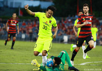 先制点を決めた興梠 慎三（浦和）【ＡＣＬ GS MD1 ウェスタンシドニーvs浦和】