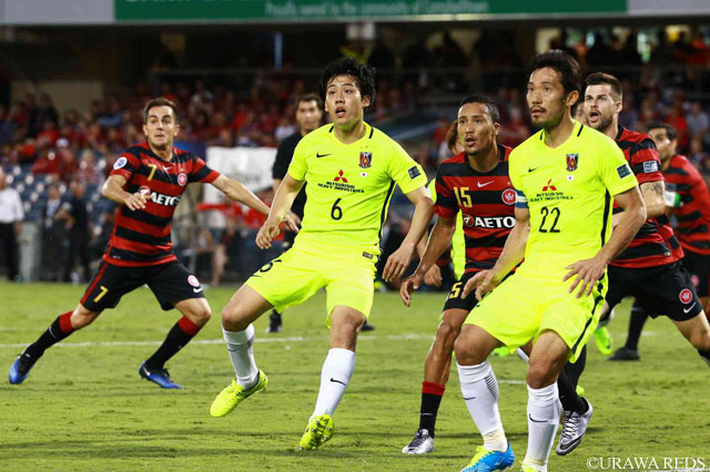 無失点勝利に貢献した遠藤 航と阿部 勇樹（浦和）【ＡＣＬ GS MD1 ウェスタンシドニーvs浦和】