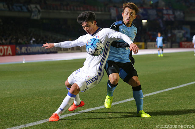 昨季まで鳥栖でプレーし、川崎Ｆの前に立ちはだかったキム ミヌ（水原三星）【ＡＣＬ GS MD1 川崎Ｆvs水原三星】