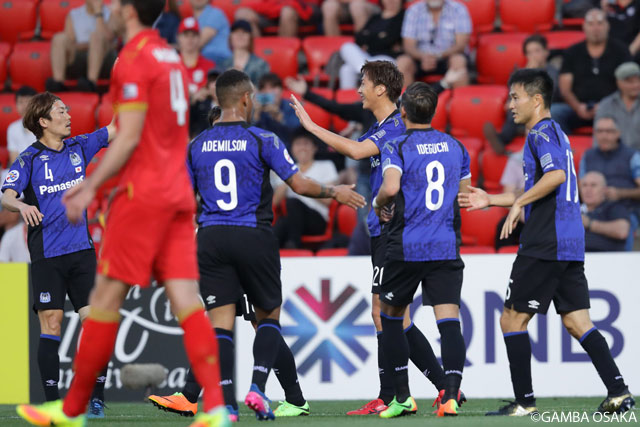 21分に長沢 駿のゴールで先制したＧ大阪【ＡＣＬ GS MD1 アデレードvsＧ大阪】