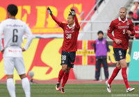 84分に追加点を決め、2ゴールの永井 龍（名古屋）【明治安田Ｊ２ 第1節 名古屋vs岡山】