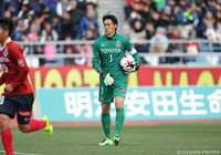 無失点に抑え、開幕白星に貢献した楢﨑 正剛（名古屋）【明治安田Ｊ２ 第1節 名古屋vs岡山】