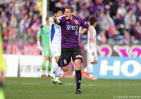 90分に1点を返し、一矢報いたケヴィン オリス（京都）【明治安田Ｊ２ 第1節 京都vs山形】