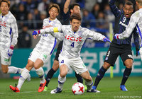 守備の要として奮闘した山本 英臣（甲府）【明治安田Ｊ１ 第1節 Ｇ大阪vs甲府】