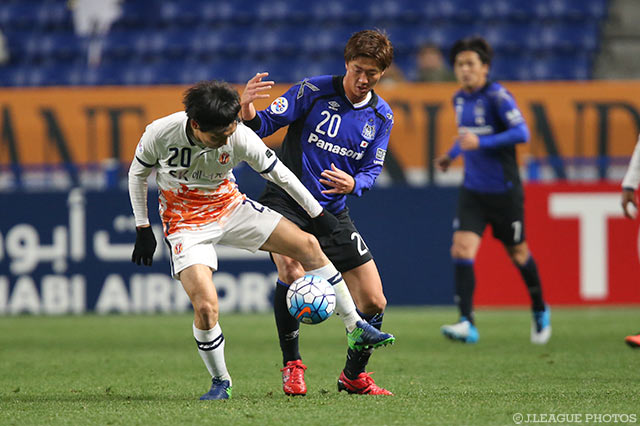 局面打開へ後半から投入された長沢 駿（Ｇ大阪）【ＡＣＬ GS MD2 Ｇ大阪vs済州】