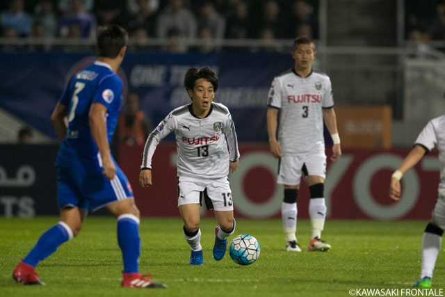 果敢にドリブル突破を図った三好 康児（川崎Ｆ）は68分までプレー【ＡＣＬ GS MD2 イースタンSCvs川崎Ｆ】