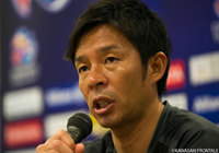 試合後記者会見での鬼木 達監督（川崎Ｆ）【ＡＣＬ GS MD2 イースタンSCvs川崎Ｆ】