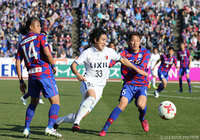 先制点をアシストするなど攻撃陣をけん引した金崎 夢生（鹿島）【明治安田Ｊ１ 第2節 甲府vs鹿島】