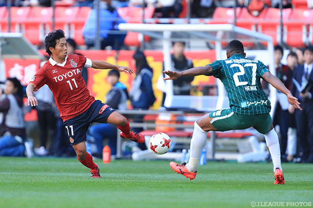 先発フル出場での奮闘実らず、今季初得点は次節以降に持ち越しとなった佐藤 寿人（名古屋）【明治安田Ｊ２ 第2節 名古屋vs岐阜】