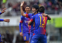 後半アディショナルタイムに試合を決定づけるゴールを奪った途中出場の中島 翔哉（FC東京）【明治安田Ｊ１ 第2節 FC東京vs大宮】