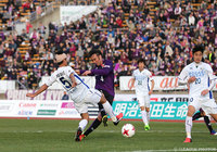 土壇場の90分に決勝ゴールを決めた田中 マルクス闘莉王（京都）【明治安田Ｊ２ 第2節 京都vs徳島】