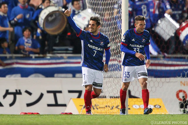 交代出場で2試合連続得点と起用に応えたウーゴ ヴィエイラ（横浜FM）【明治安田Ｊ１ 第2節 横浜FMvs札幌】