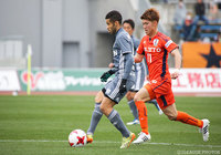 2試合連続の先発出場となった新戦力のセルジーニョ（松本）【明治安田Ｊ２ 第2節 愛媛vs松本】