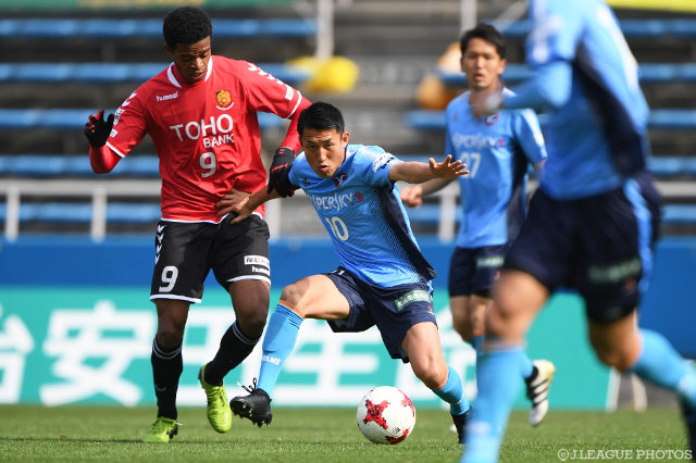 Ｊ３通算100試合出場を果たした吉田 明生（YS横浜）【明治安田Ｊ３ 第1節 YS横浜vs福島】
