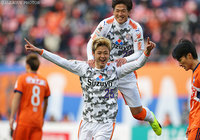 試合終了間際の追加点で2連勝を引き寄せた松原 后（清水）【明治安田Ｊ１ 第3節 新潟vs清水】