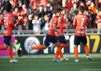 73分に今季チーム初ゴールを決めた清水 慎太郎（大宮）【明治安田Ｊ１ 第3節 大宮vs磐田】