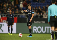 先制点をアシストするなど攻守に存在感を示した遠藤 保仁（Ｇ大阪）【明治安田Ｊ１ 第3節 Ｇ大阪vsFC東京】