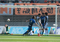 前半終了間際に後藤 優介の鋭いミドルシュートで先制した大分【明治安田Ｊ２ 第3節 大分vs山口】